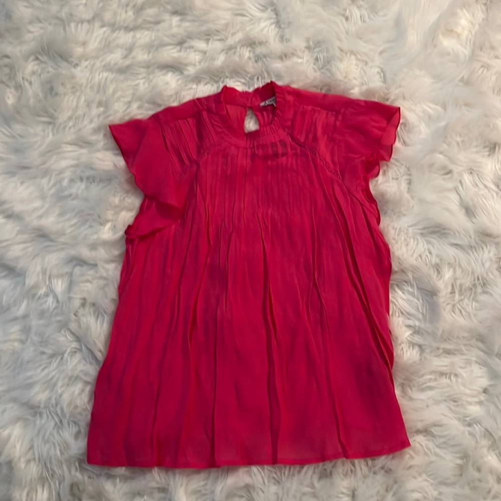 Hot Pink Blouse.